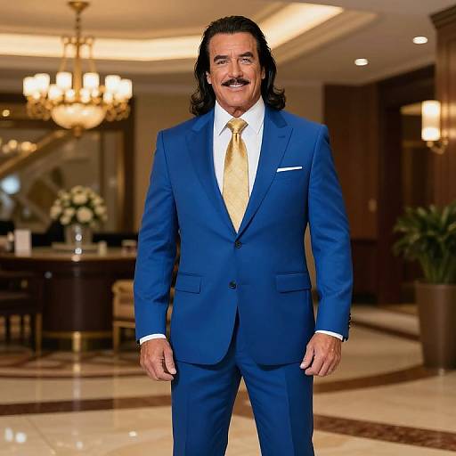 Ric Flair in Blue Suit