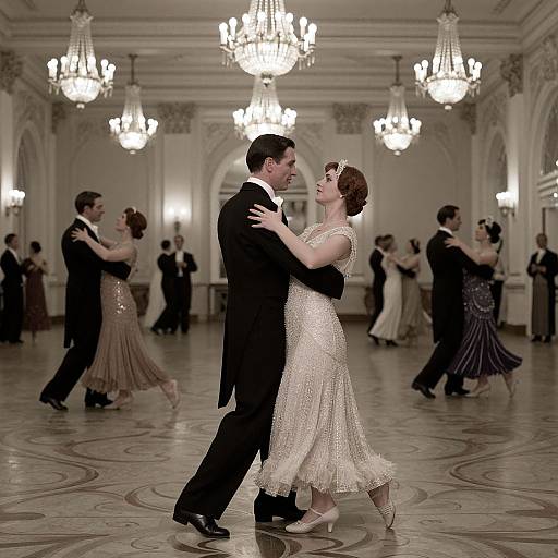 1920s Grand Ballroom Dance Scene