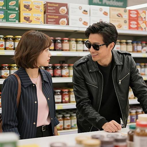 Grocery Store Encounter with Style