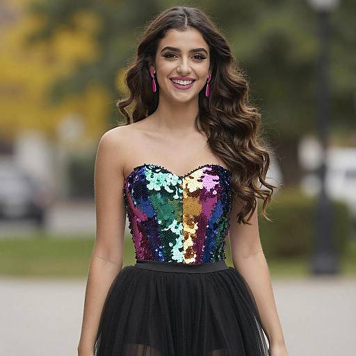 Vibrant Outdoor Portrait of Woman