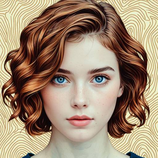 Abstract Portrait of a Young Woman Abstract Portrait of a Young Woman