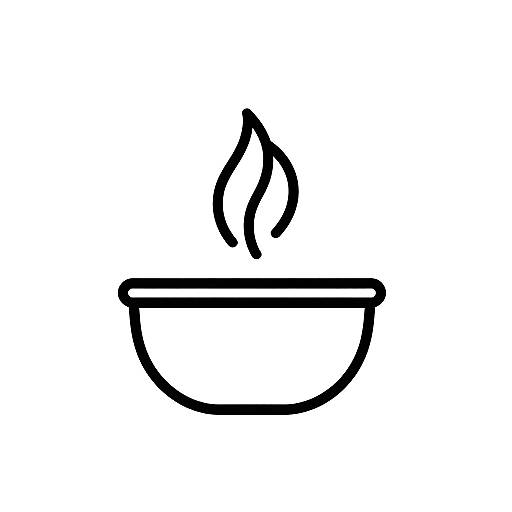 Minimalist Onsen Logo with Japanese Elements