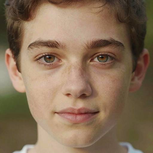 Warm Honey-Eyed Portrait in Soft Light