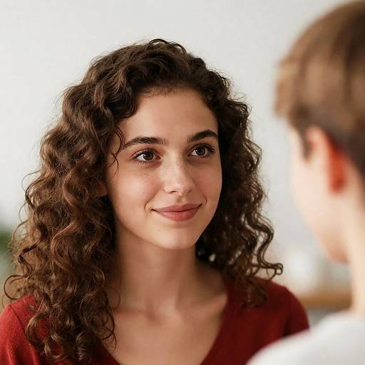 Portrait of a Young Woman with Freckles
