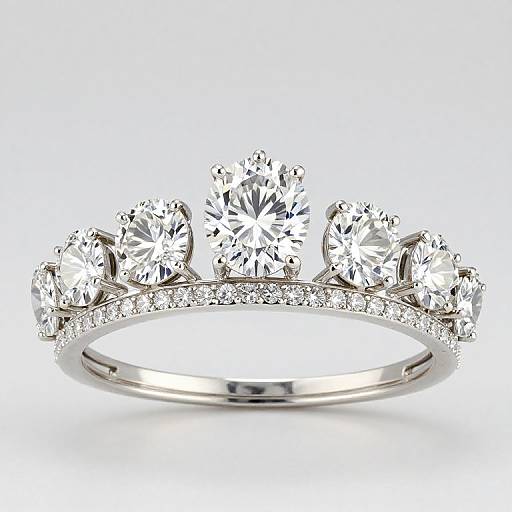 Elegant Cubic Zirconia Tiara
