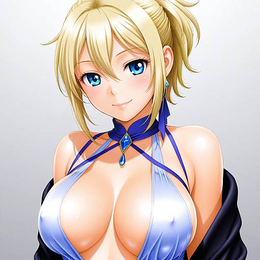 Illustration of Aoyama blue mountain, gochuumon wa usagi desu ka? in the style of Yui toshiki