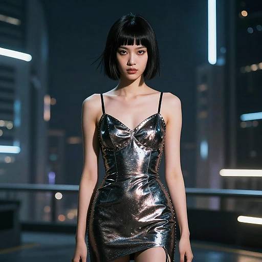 Futuristic Baby Bangs Fashion Editorial