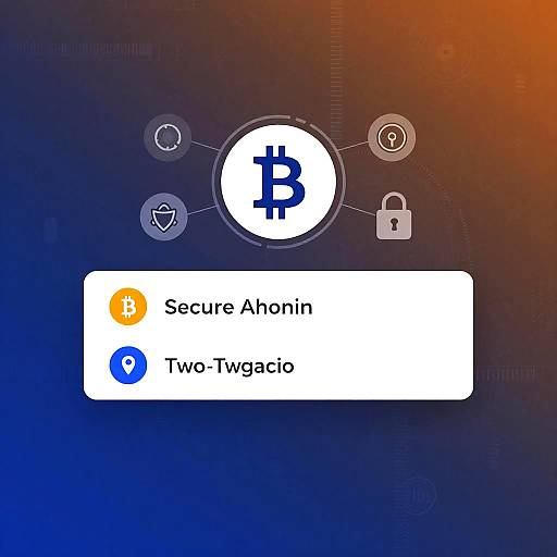 Futuristic Bitcoin Secure Login UI