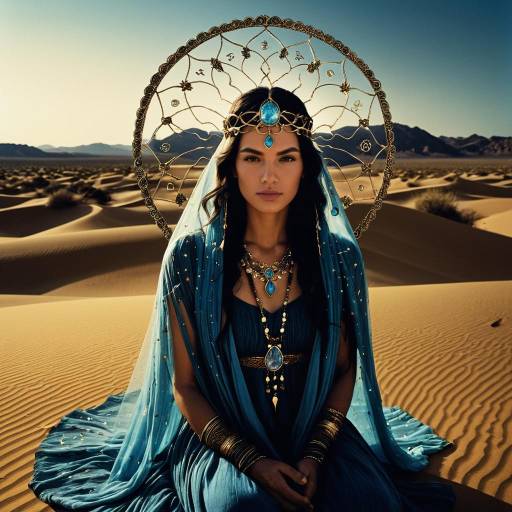 Enchanted Desert Jinn with Topaz Circlet Enchanted Desert Jinn with Topaz Circlet