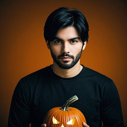 Unique Halloween Costume: Jack-O'-Lantern Man