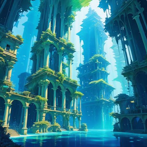 Underwater City of Atlantis Concept Art