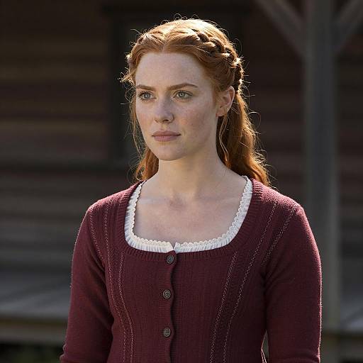 Portrait of a Young Woman in Historical Costume