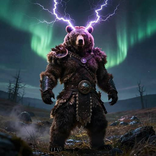 Perun, Thunder God in Tundra