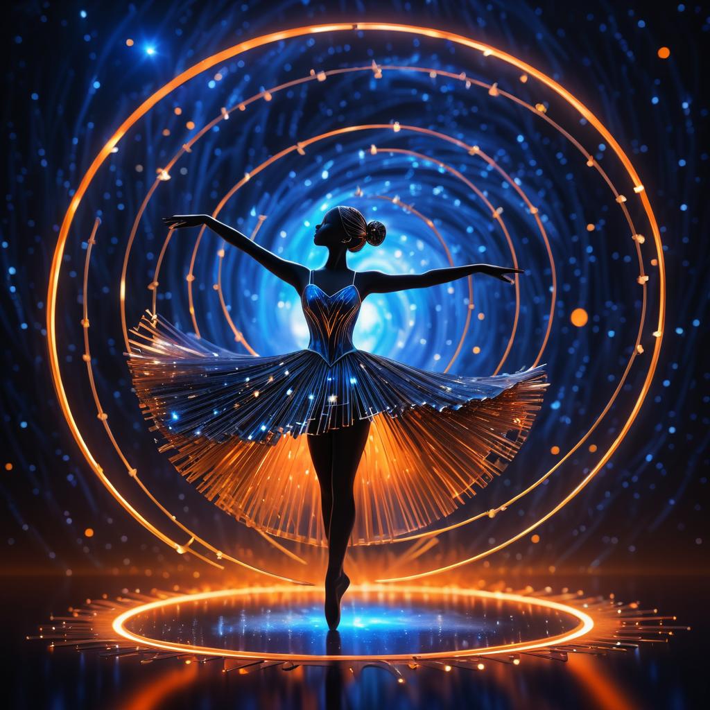 Metallic Ballerina in Cosmic Motion