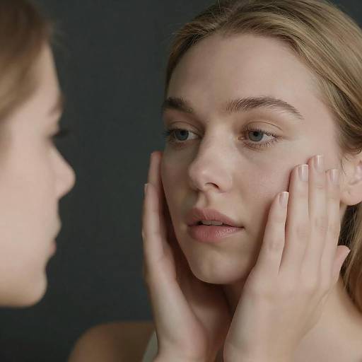 Intimate Close-Up of Thoughtful Woman