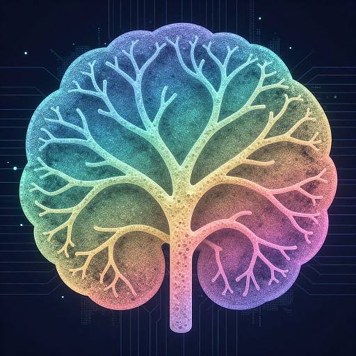 Layered Neural Maps AI Art