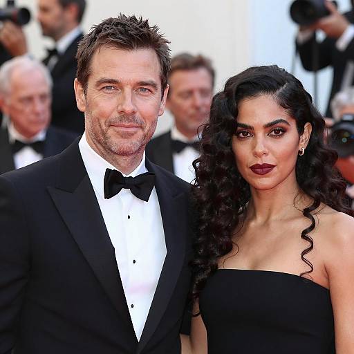 Elegant Couple at Formal Event