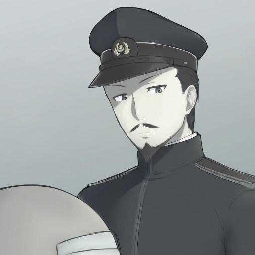 Illustration of Abyssal admiral (kancolle), kantai collection in the style of Pinta (ayashii bochi)