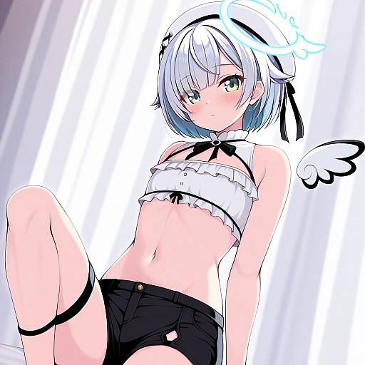 Illustration of Amemiya nazuna, vshojo in the style of Chimunge