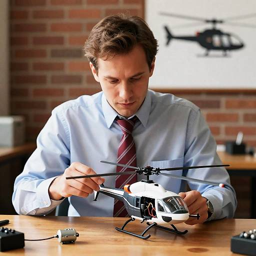 Focused Repair of a Model Helicopter