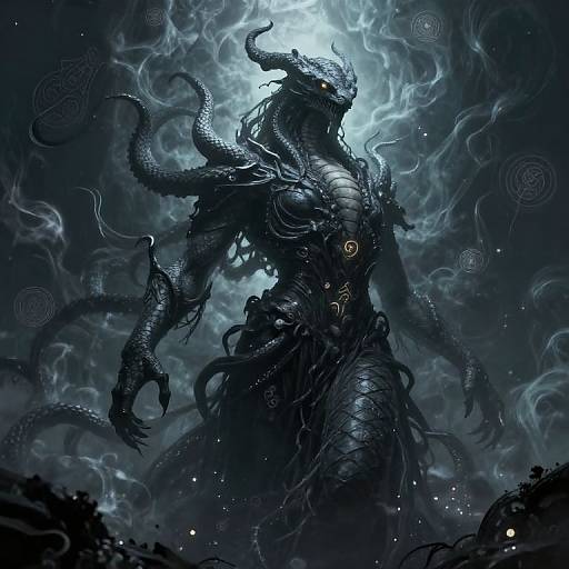 Yaldaboath Cosmic Serpent Entity