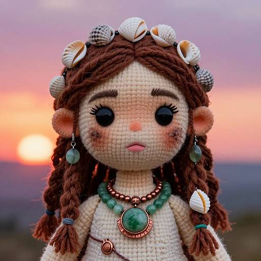 Cute Female Neanderthal Portrait