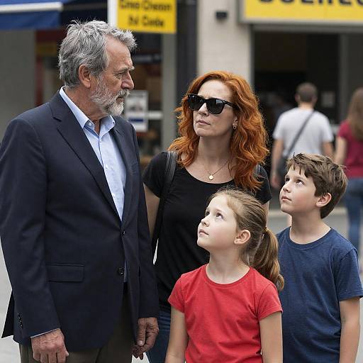 Dynamic Street Scene with Diverse People