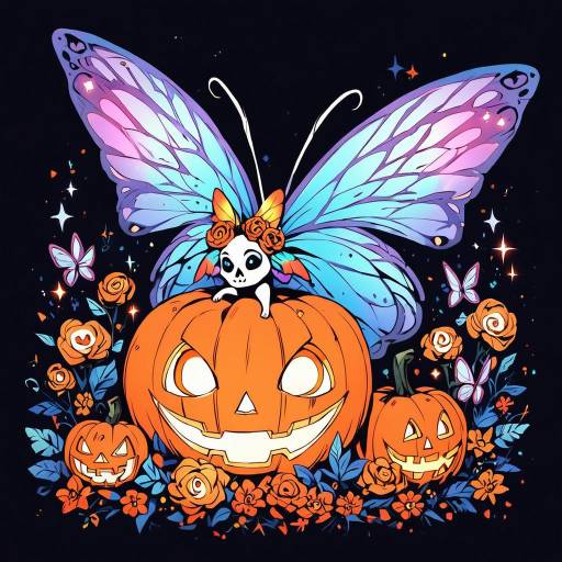 Phantasmal Entity with Autumnal Motifs Phantasmal Entity with Autumnal Motifs