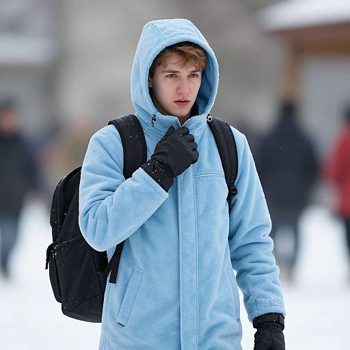 Realistic Winter Outfit with Hood