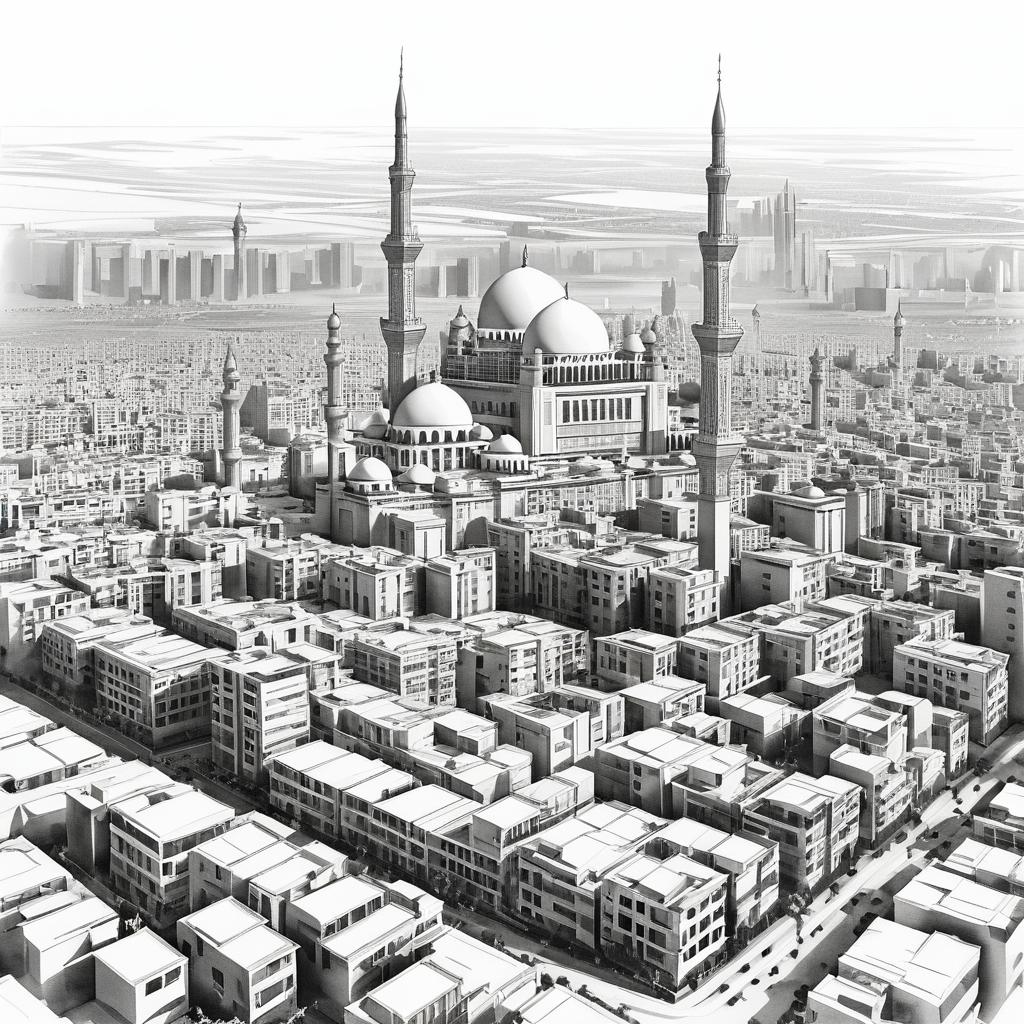 Artistic Sketch of Cairo B-7