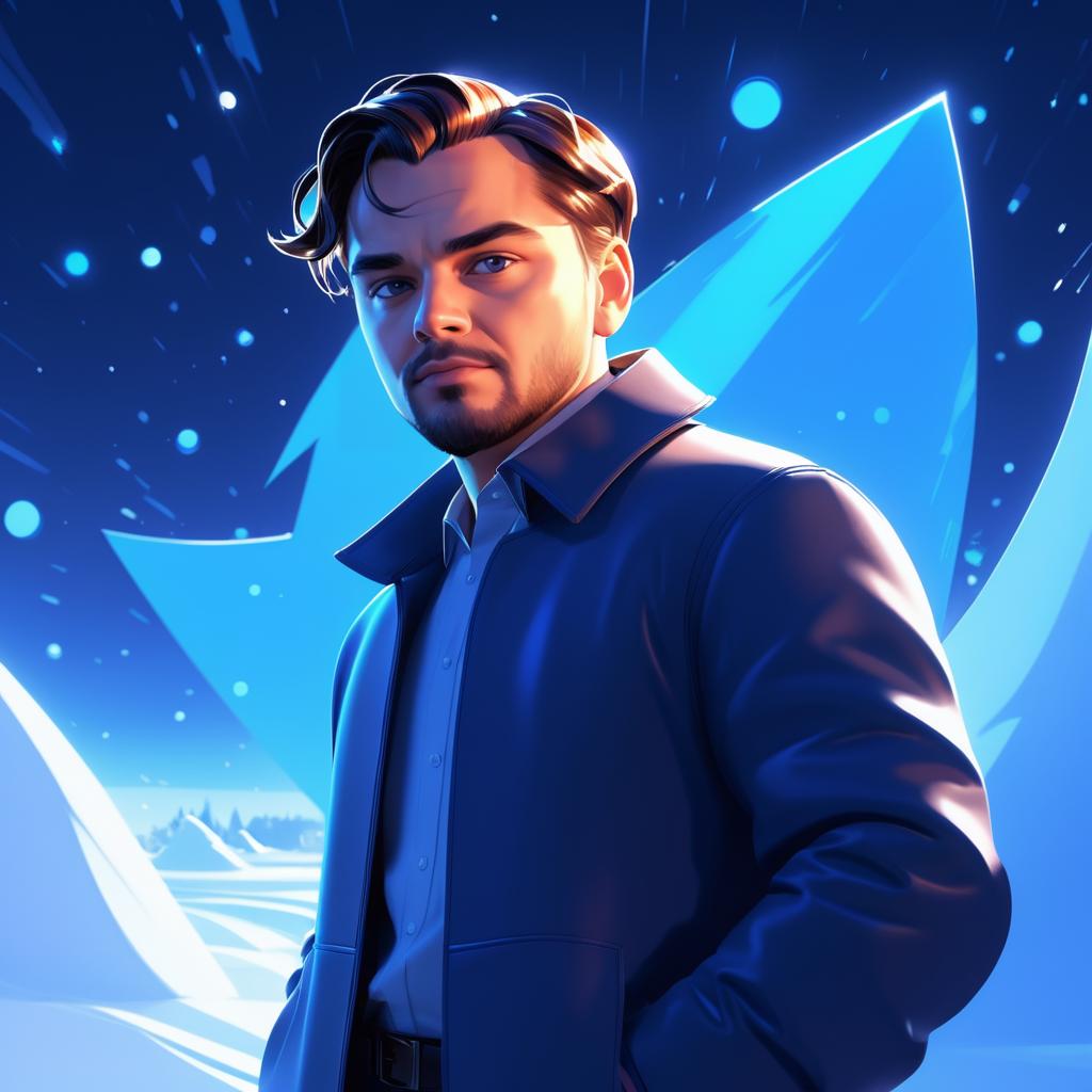 Stylized Portrait of Leonardo DiCaprio