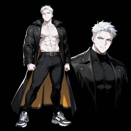 Muscular Male Staring Intimidatingly Muscular Male Staring Intimidatingly