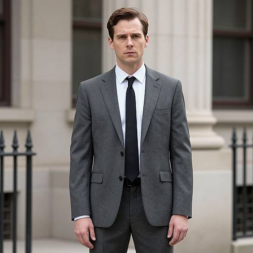 Patrick Bateman Inspired Suit Portrait