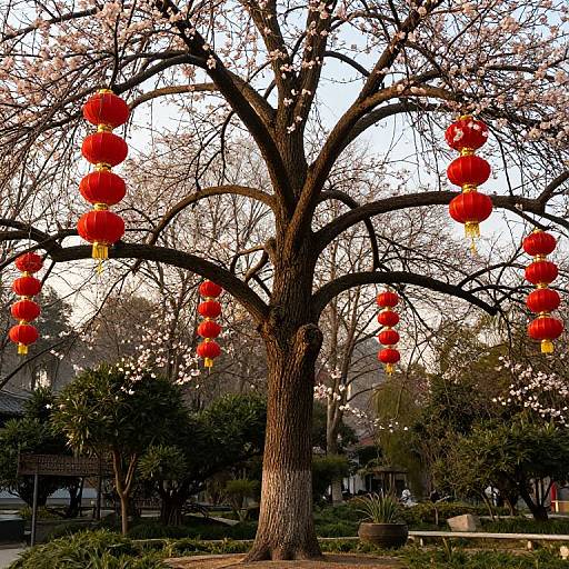 Majestic China Tree in Garden
