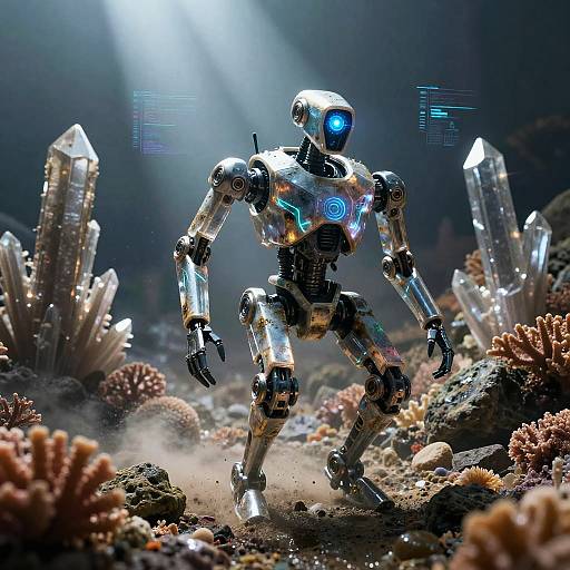 Bioluminescent Crystalline Sentry Droid