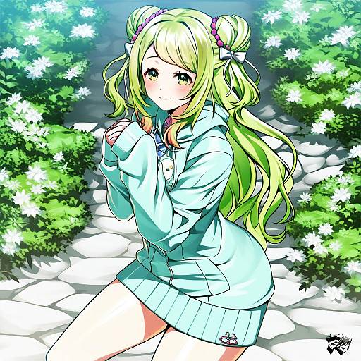 Illustration of Morinaka kazaki, nijisanji in the style of Jadenkaiba