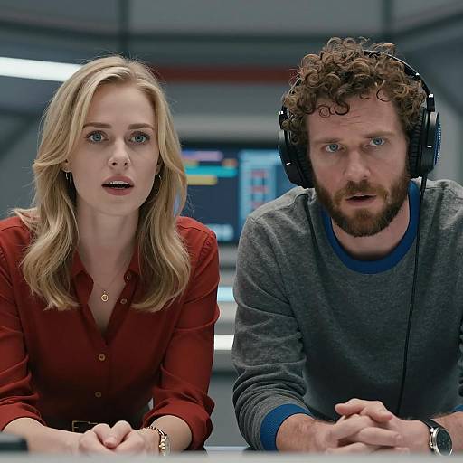 Intense Sci-Fi Connection: Two Characters