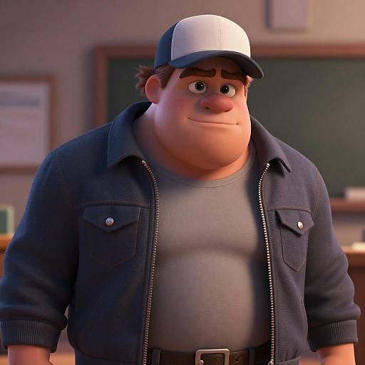 Pixar-Style School Bully Portrait