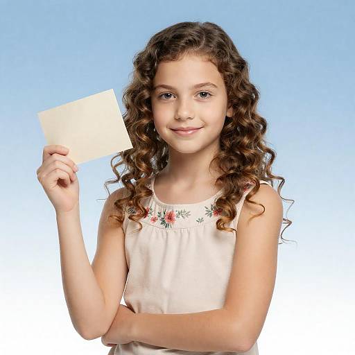 Charming Portrait of a Young Girl