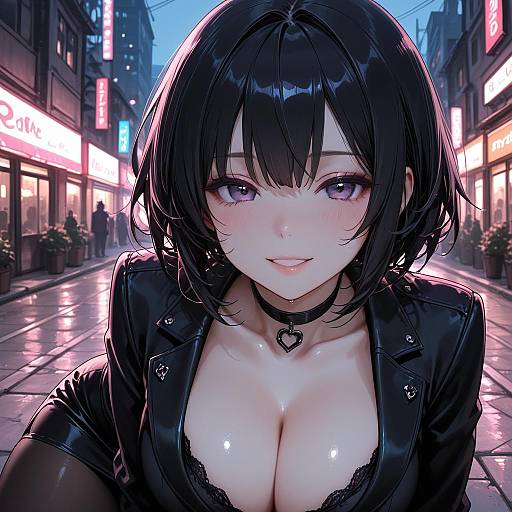 Stunning Goth Girl Portrait in Nature