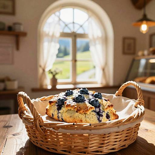 Cozy Swiss Bakery Blueberry Scone