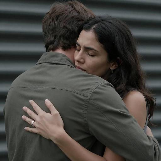 Emotional Embrace: A Loving Moment