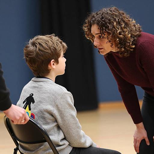 Warm Family Moment with Colorful Design