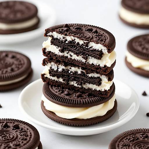Oreo Pudding Cookies with Filling