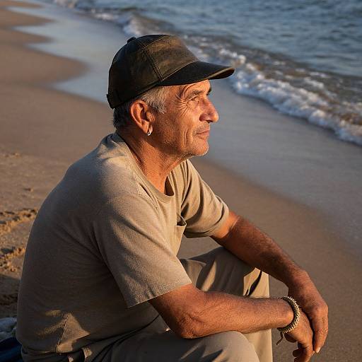 Portrait of a Nostalgic Fisherman