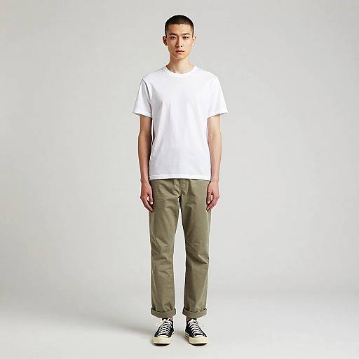 Minimalist Portrait of Calm Engineer