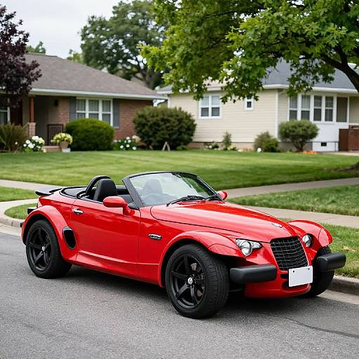 1999 Red Plymouth Prowler Convertible
