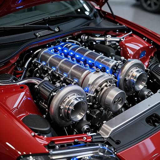 Ultra-Detailed Turbocharged Engine Bay