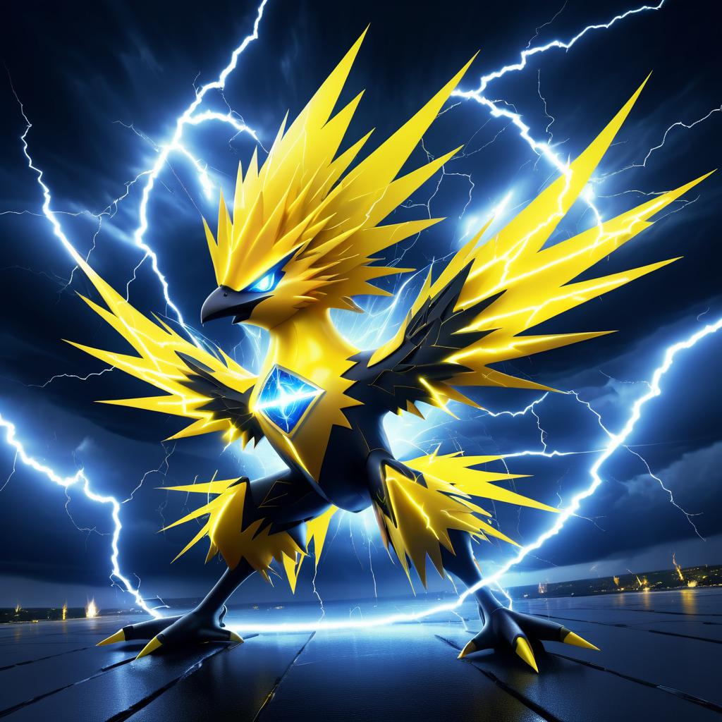 Dynamic Zapdos in Stormy Electric Sky