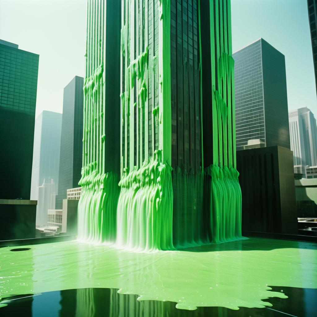 90s Los Angeles with Green Slime Disaster